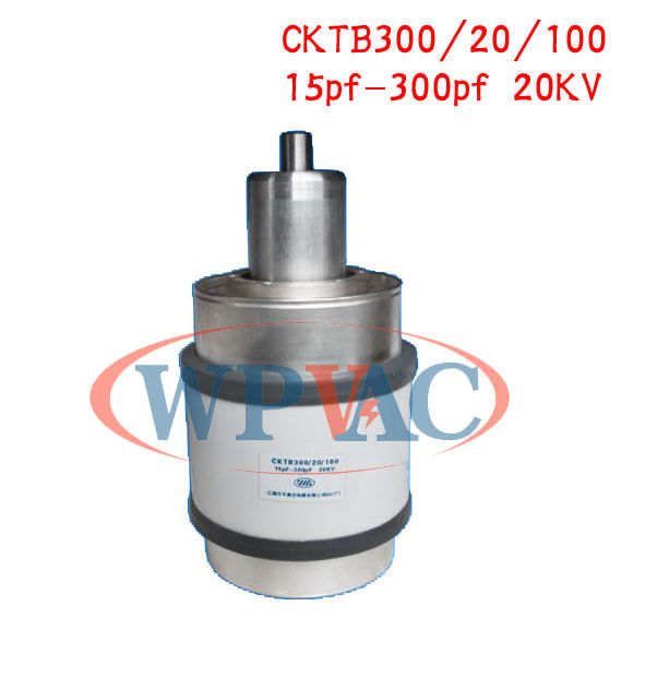 15~300pf 20KV Vacuum Variable Capacitor CKTB300/20/100 For Solar Panels Using