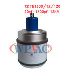 High Voltage Variable Ceramic Vacuum Capacitor 20~1500pf 12KV CKTB1500/12/120