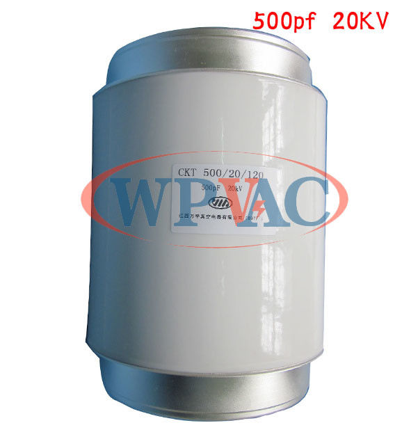 Ceramic High Voltage Vacuum Capacitor Fixed Type CKT750/20/120 750pf 20KV