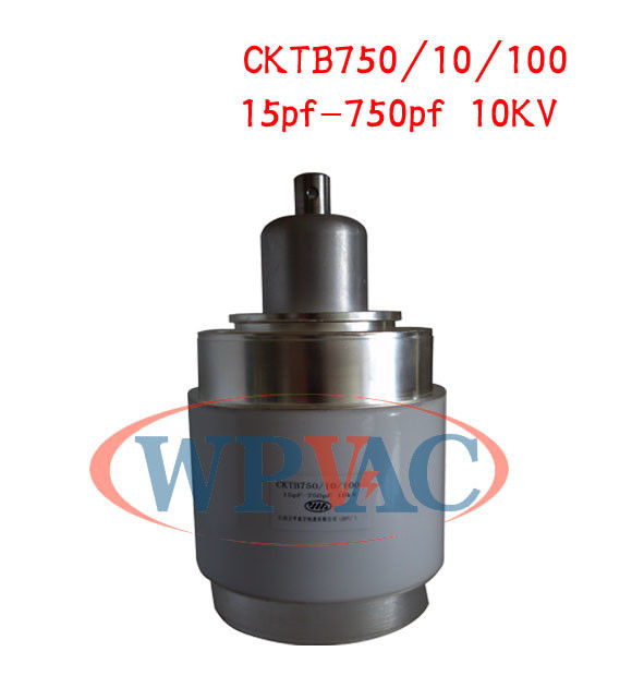 CKTB750/10/100 Variable Ceramic Vacuum Capacitor 15~750pf 10KV Low Loss